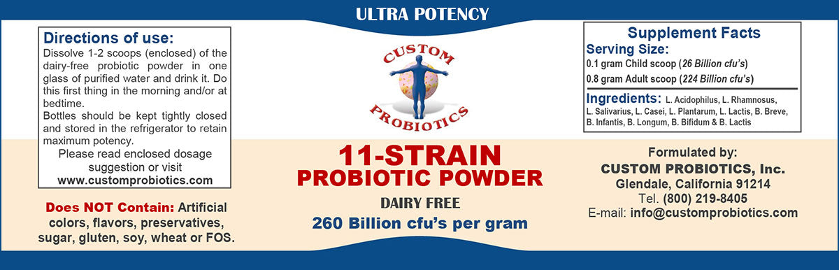 11 Strain Probiotic Powder (50 Gram)